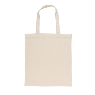 Tote de algodón reciclado a partir de botellas de agua
